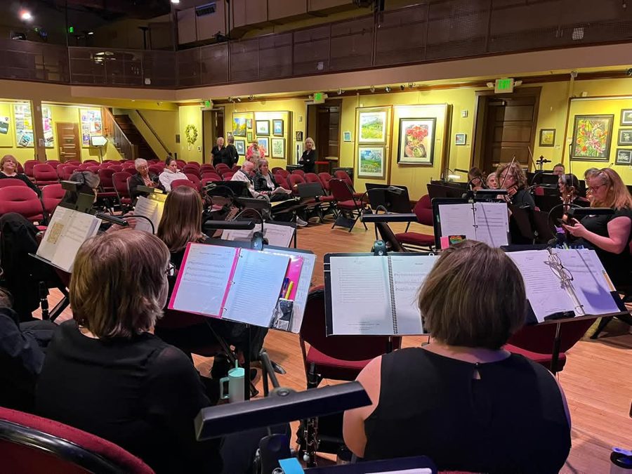 Rehearsal at the Armory
